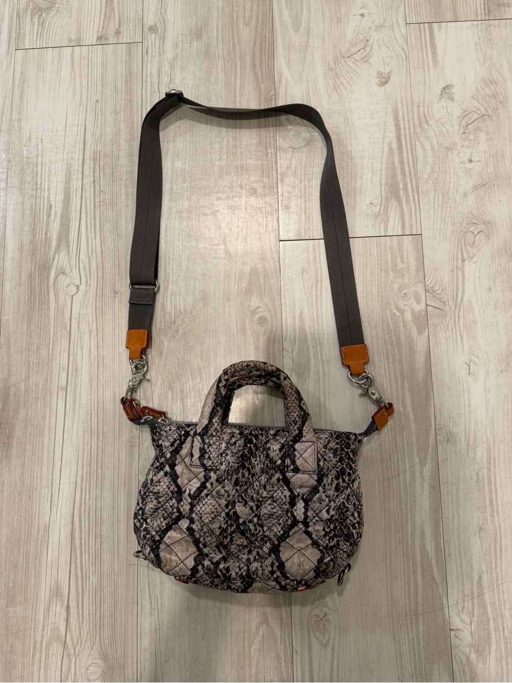 MZ Wallace - Mini Sutton Bag Snake Print - Picture 2 of 3